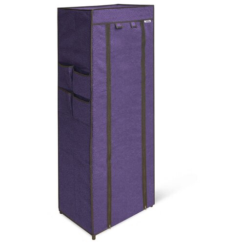 Стеллаж Sheffilton SHT-SS15-P с чехлом ШxГxВ 48х325х137 см черныйсине-фиолетовый 1835₽