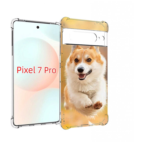Чехол MyPads когри собака для Google Pixel 7 Pro задняя-панель-накладка-бампер чехол mypads страшная собака для google pixel 7 pro задняя панель накладка бампер