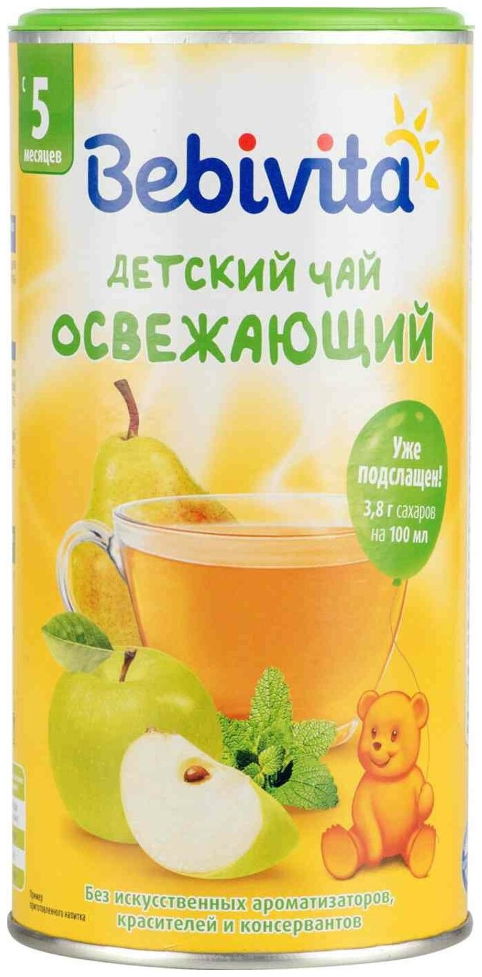 Чай Bebivita "Освежающий", 200 гр.Bebivita/1шт - фотография № 3