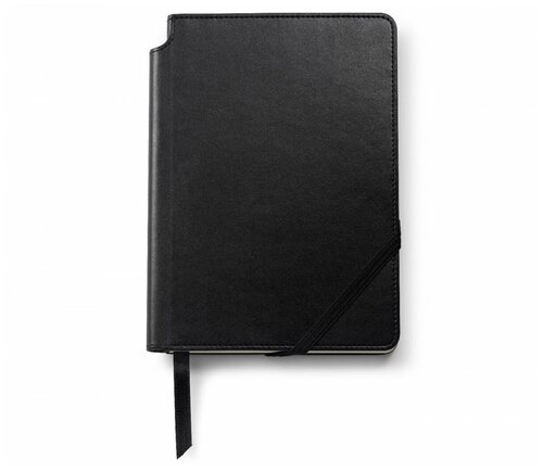 Записная книжка Cross Journal Classic Black AC281-1M , A5, черного цвета, с местом для хранения ручки, 160 страниц в линейку, плотность бумаги 100г/м2