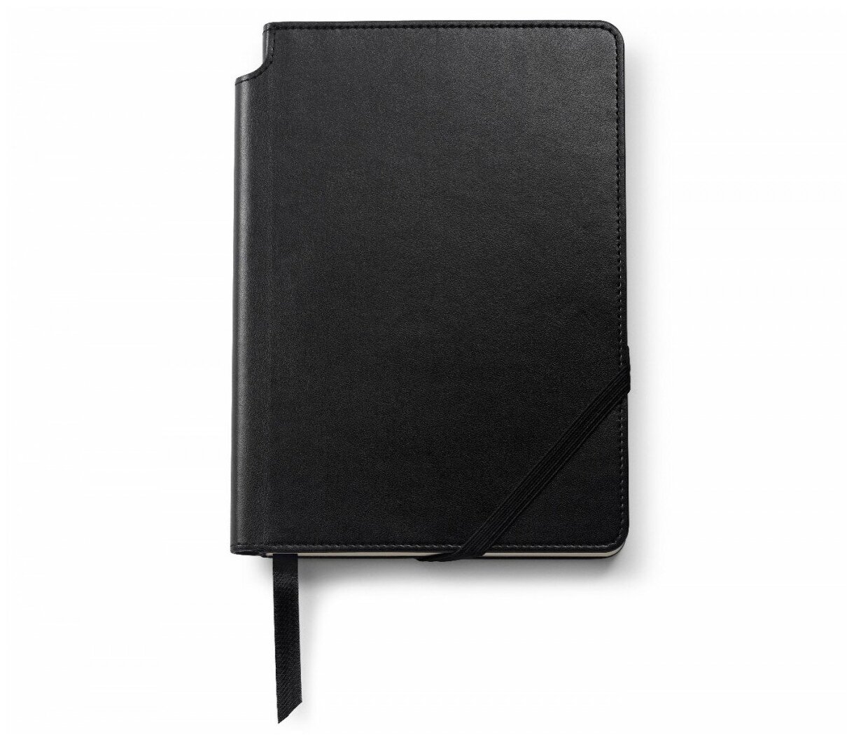 Записная книжка Cross Journal Classic Black, A5, черного цвета, с местом для хранения ручки, 160 страниц в линейку, плотность бумаги 100г/м2 AC281-1M