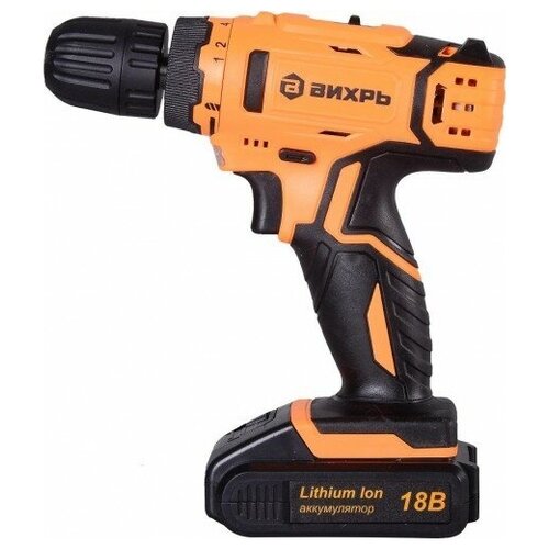 Дрель-шуруповерт аккумуляторная ДА-18Л-2КА Вихрь 459000₽