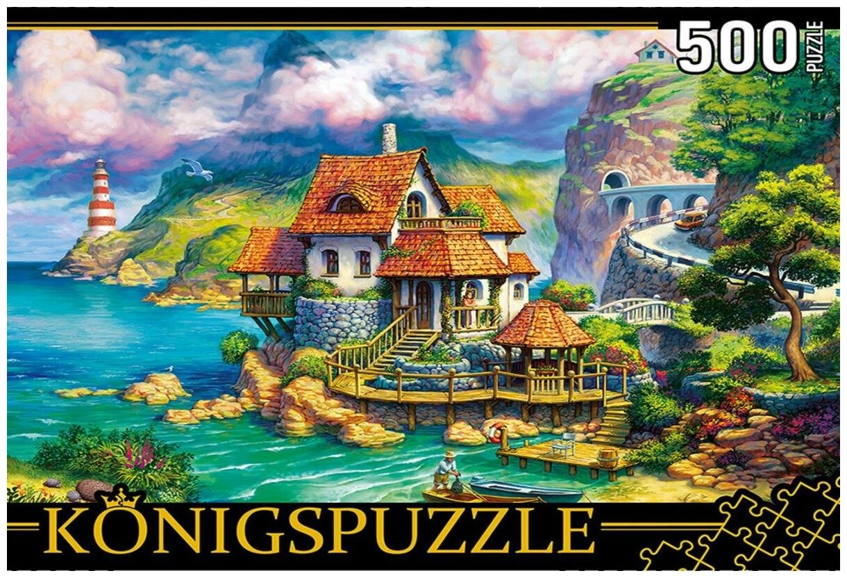Пазл Konigspuzzle 500 деталей: Дом у моря