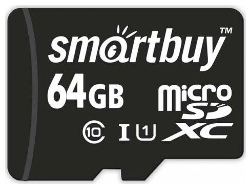 Карта памяти Micro 64GB SDXC SmartBuy Class 10 без адаптера SMARTBUY 79598 | цена за 1 шт