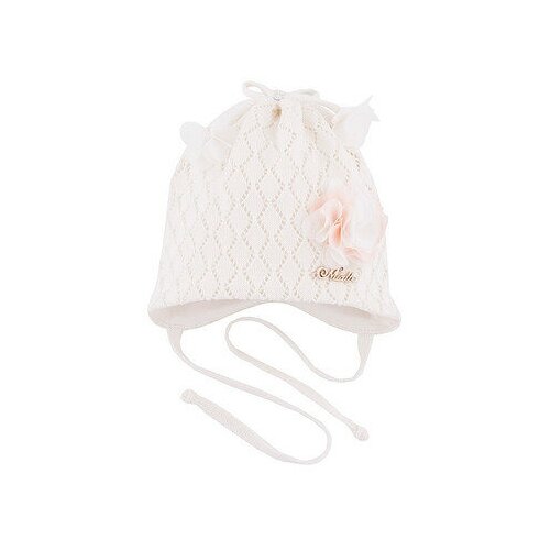 фото Шапка для девочки (размер: 46/48), арт. фрезия бел., цвет mialt