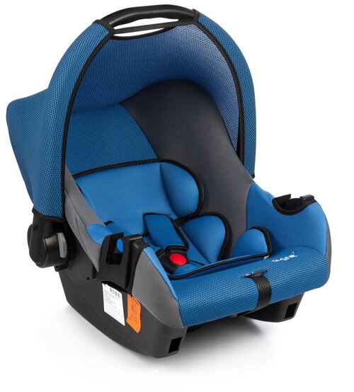 Автокресло детское, автолюлька для новорожденных Siger Эгида Люкс от 0 до 13 кг, синий