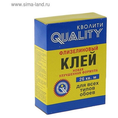 фото Клей обойный quality, флизелиновый, коробка, 200 г