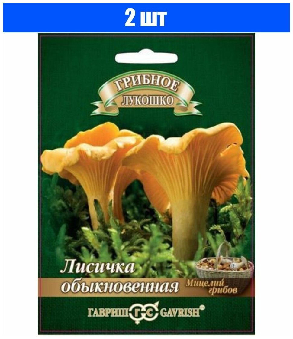 Мицелий грибов Гавриш Грибное лукошко Лисички на зерновом субстрате 15 мл
