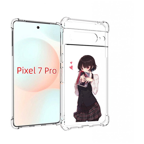 Чехол MyPads Persona 5 - Makoto Niijima для Google Pixel 7 Pro задняя-панель-накладка-бампер чехол mypads persona 5 makoto niijima для realme x50 pro задняя панель накладка бампер