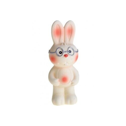 Кролик в очках фигурка огонёк кролик в очках резиновая 15 см
