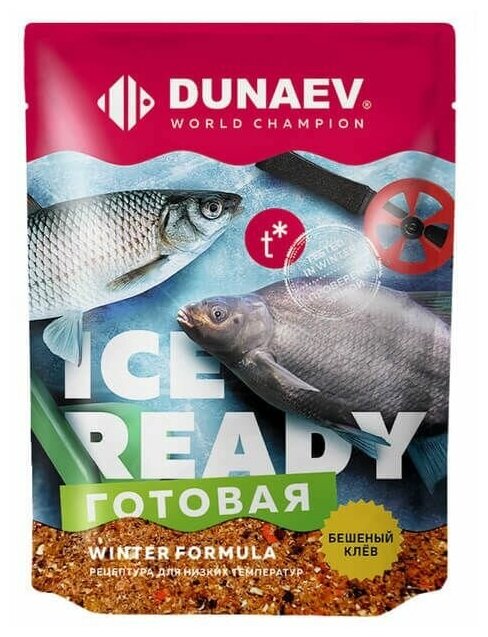 Прикормка "DUNAEV iCE-READY" 0.5кг Лещ