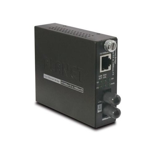 Медиаконвертер Planet FST-801 10 100tx 100base fx sc single mode bridge fiber converter 35km lfpt