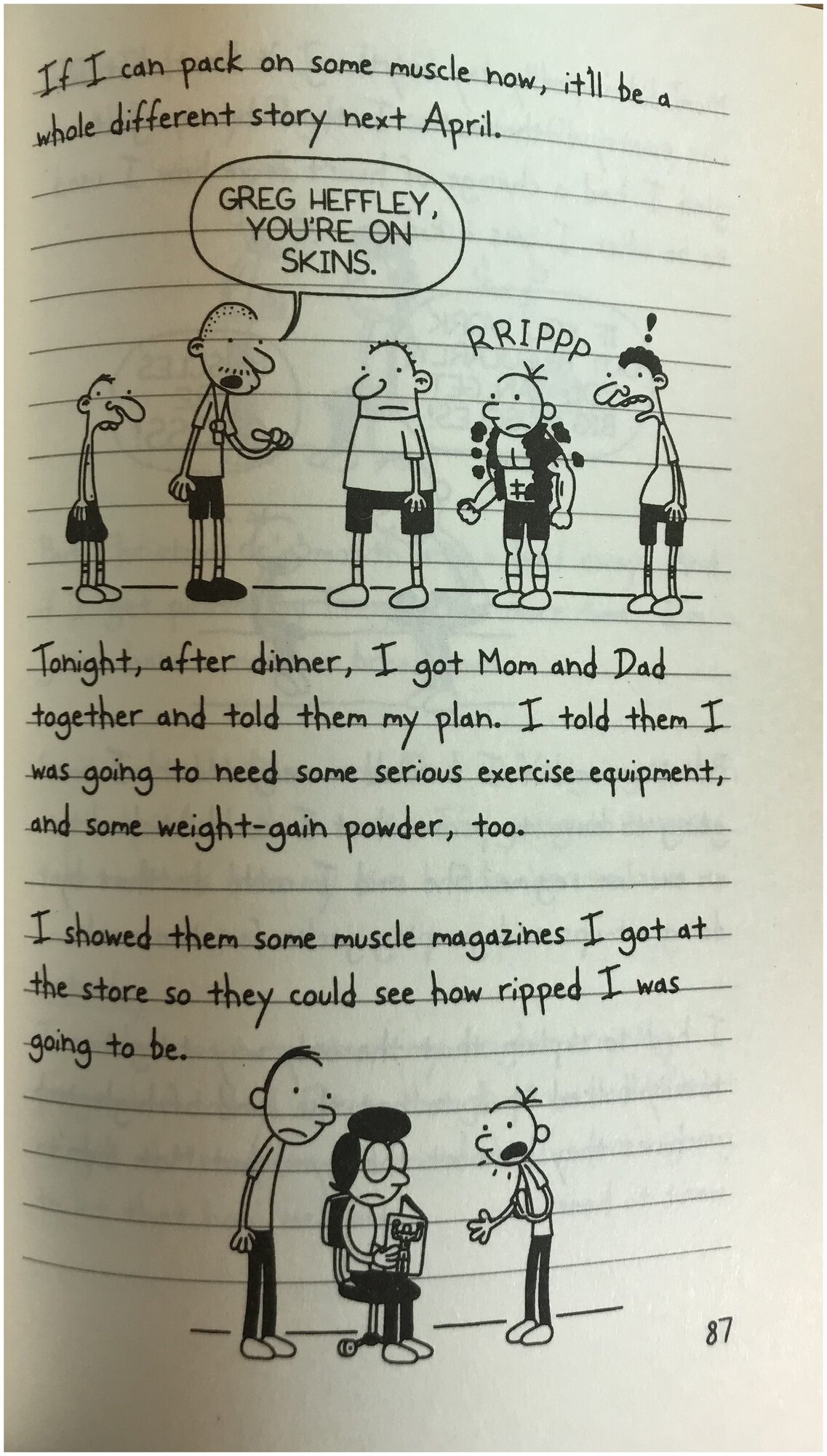 Jeff Kinney "Diary of a Wimpy Kid" офсетная - фото №2