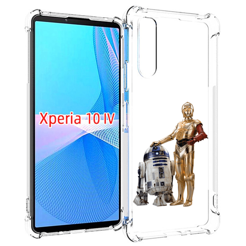 Чехол MyPads starwars-звездные-войны для Sony Xperia 10 IV (10-4) задняя-панель-накладка-бампер