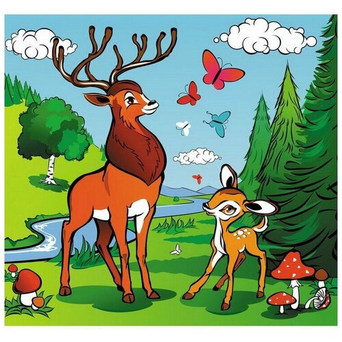 Панно декоративное DECOCODE Бэмби 3*2,8 м 31-0228-CG