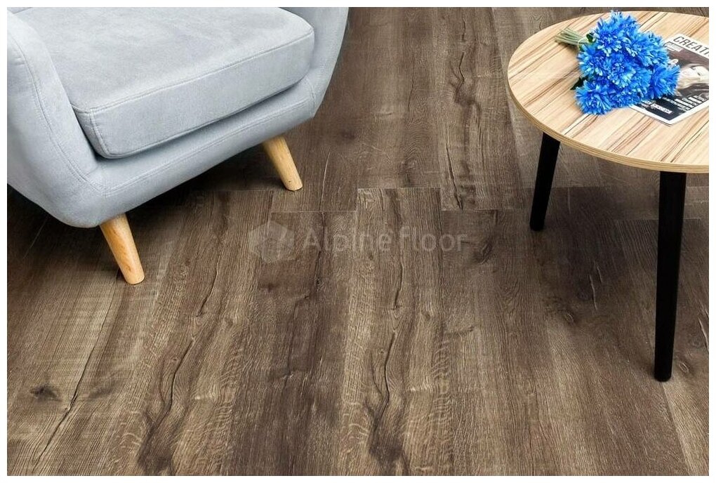 Alpine Floor Real wood Дуб Vermont Синхронное тиснение ECO 2-3