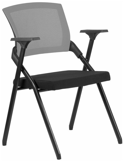 Кресло компьютерное конференц M2001 складное ткань сетка серый