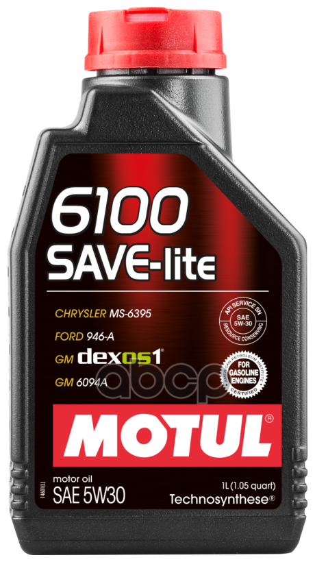 MOTUL Моторное Масло 6100 Save-Lite 5w-30 1л 107956