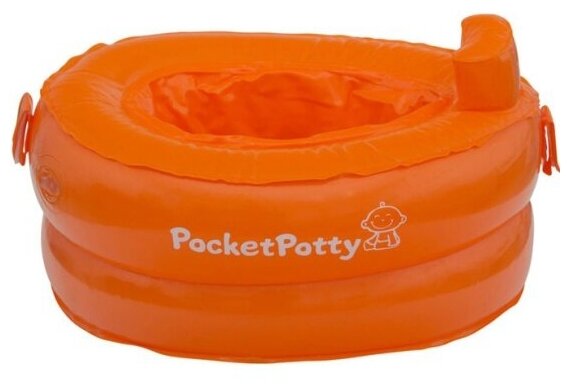 Горшок надувной дорожный Roxy-kids PocketPotty со сменными пакетами, PP-3102R