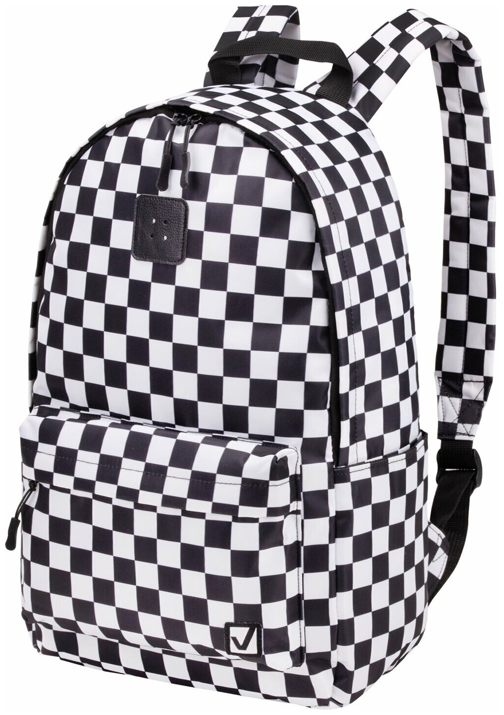 фото Рюкзак / ранец / портфель школьный, подростковый для мальчика / девочки вместительный Brauberg Positive, Checkered, 42х28х14 см, 271684
