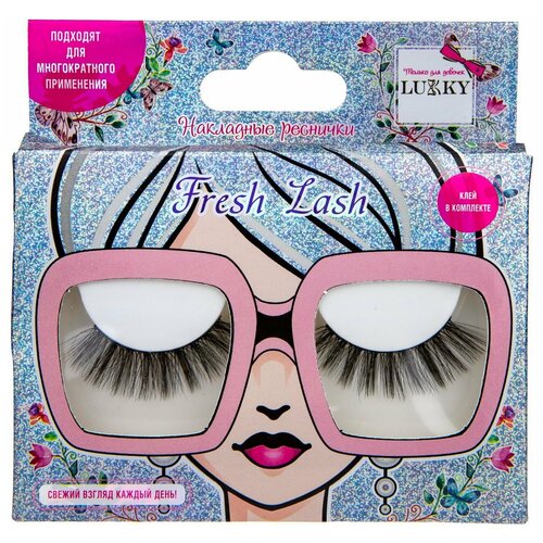 Накладные Ресницы Lukky(LUCKY) Fresh Lash Natural хайлайтер lukky lucky сияющий бежевый