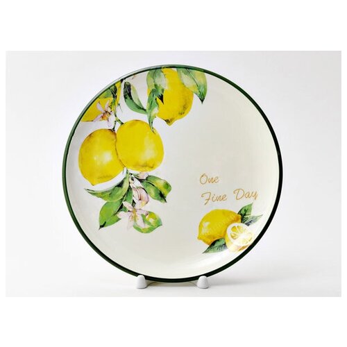 Тарелка для блинов Лимоны