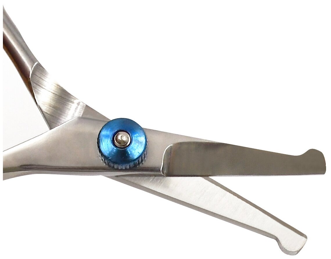 Ножницы PRO для стрижки ушей и вокруг глаз для груминга животных STEFAN, полотно 25мм, GSE1125 - фотография № 5
