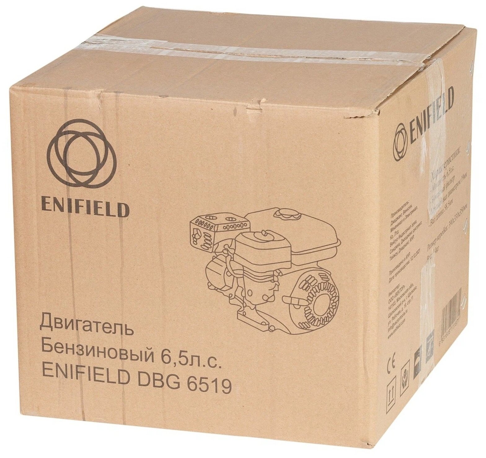 Двигатель ENIFIELD DBG 6519 (65 л с 19мм вал)