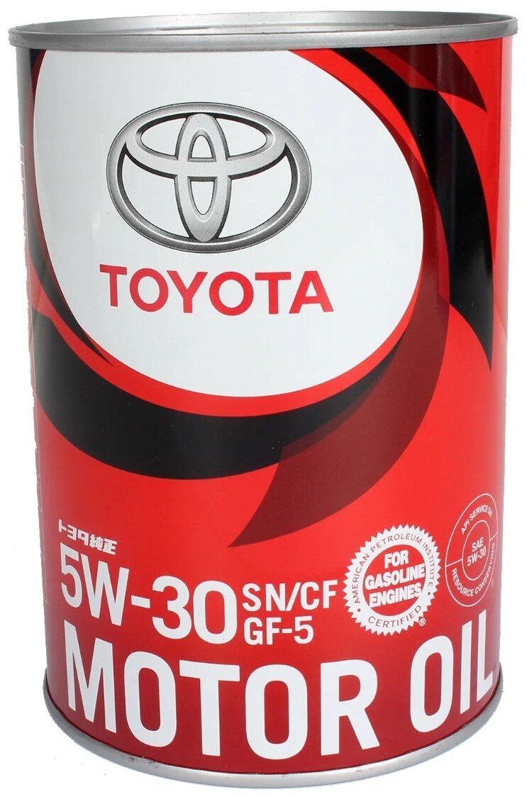 Синтетическое моторное масло TOYOTA SN 5W-30
