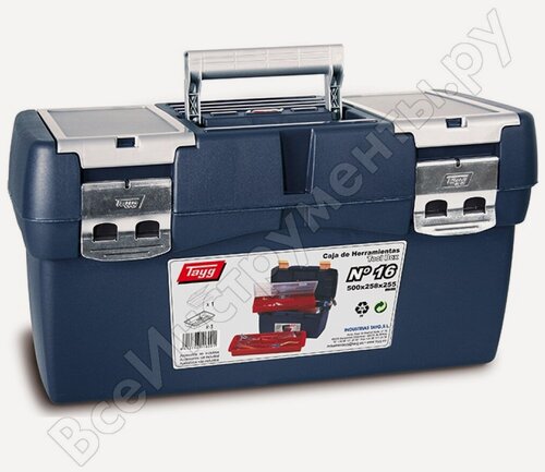 Изображение товара Ящик для инструментов с лотком + органайзер 50х25.8х25.5см №16 Tayg TAY-116001