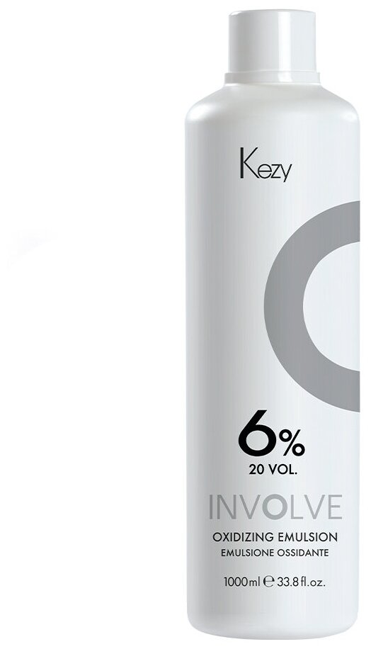 Kezy, Окисляющая эмульсия 6% Involve Cream Developer, 1000 мл