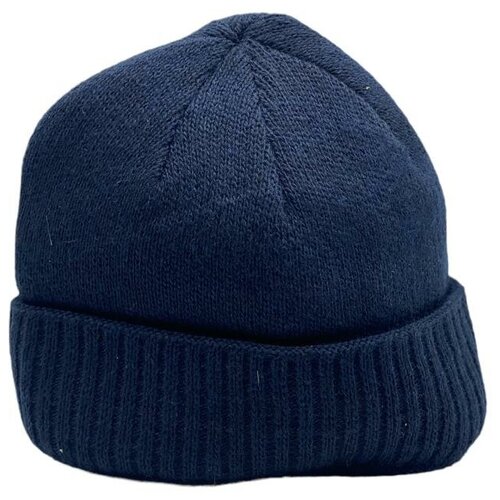 Шапка бини Военный коллекционер, размер Универсальный, синий шапка для мальчиков размер 53 54 цвет тёмно синий