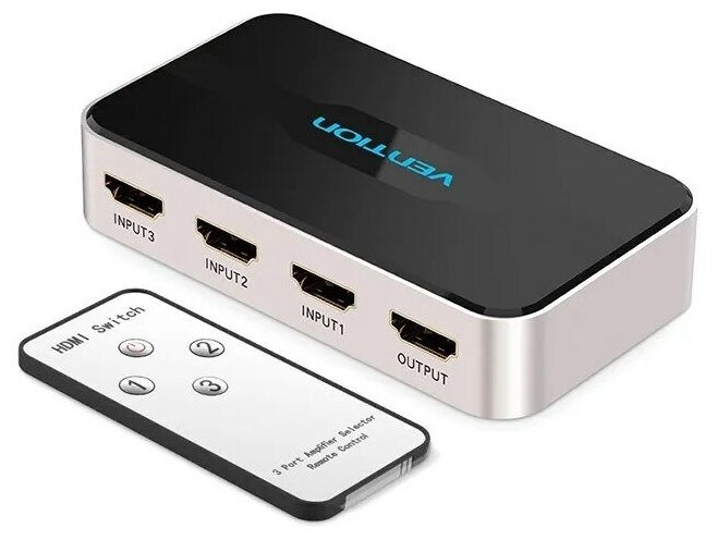 Коммутатор HDMI Vention AFFH0