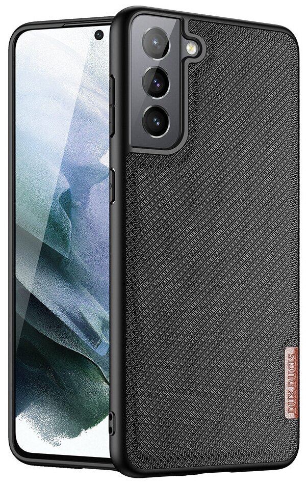 Чехол силиконовый Dux Ducis для Samsung Galaxy S21 FE, Fino series, черный