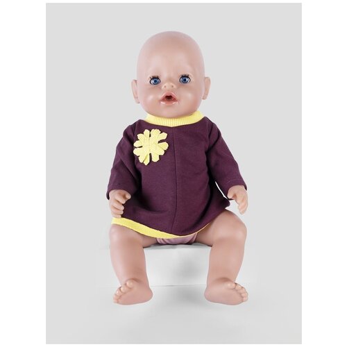 Одежда для кукол Richline Х-712/Портвейн-желтый