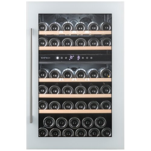 Встраиваемый винный шкаф TEMPTECH OZ90DX, серебристый