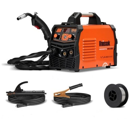 Сварочный инверторный полуавтомат Vniissok MIG-200 без газа 3 в 1 ММАMIG NO GASTIG IGBT 750000₽