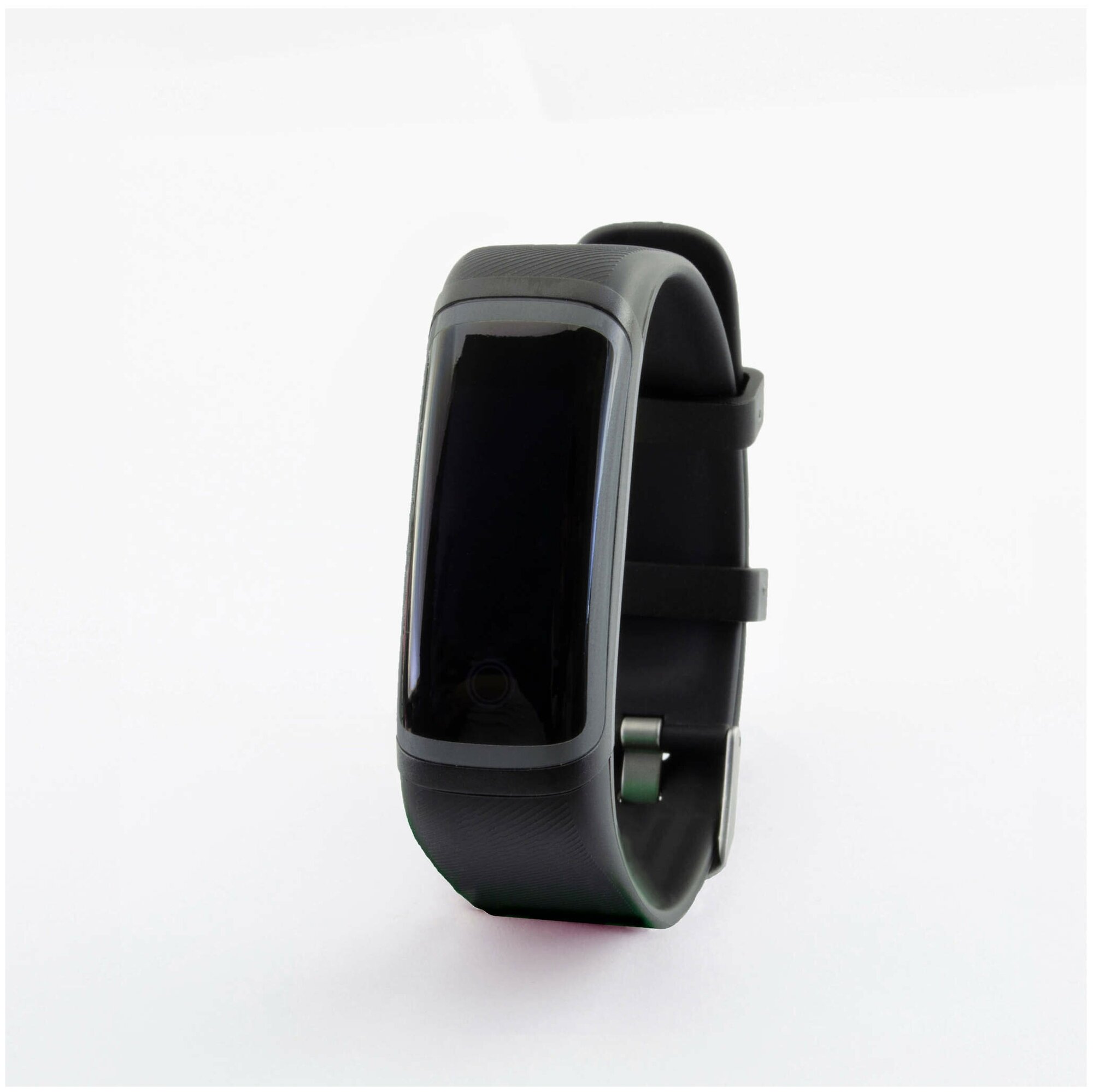 Умные часы HEALTHBAND Браслет здоровья с автоматическим измерением температуры, давления, пульса и кислорода Health Band №4, 40mm, черно-черный