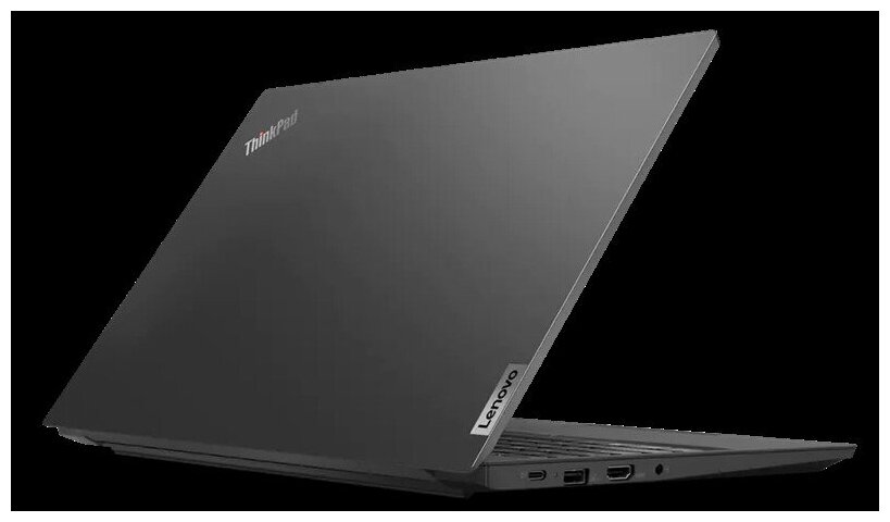Lenovo Ноутбук ThinkPad E15 Gen 2 156 FHD 1920x1080 IPS 250N i5-1135G7 8GB DDR4 3200 SODIMM 256GB SSD M2 Intel Iris Xe WiFi BT FPR IR Cam 45Wh 65W USB-C KB RUENG Win 10P64 ENG Black 1Y 17kg