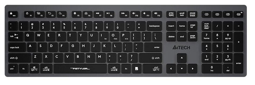 Клавиатура A4Tech Fstyler FBX50C Grey USB