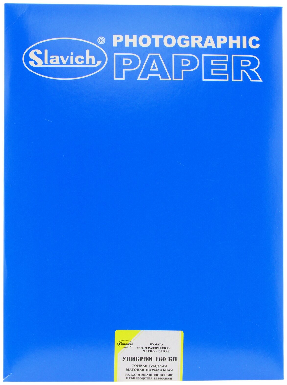 Унибром 160 БП, тонкая, матовая, нормальная 18x24/25 листов