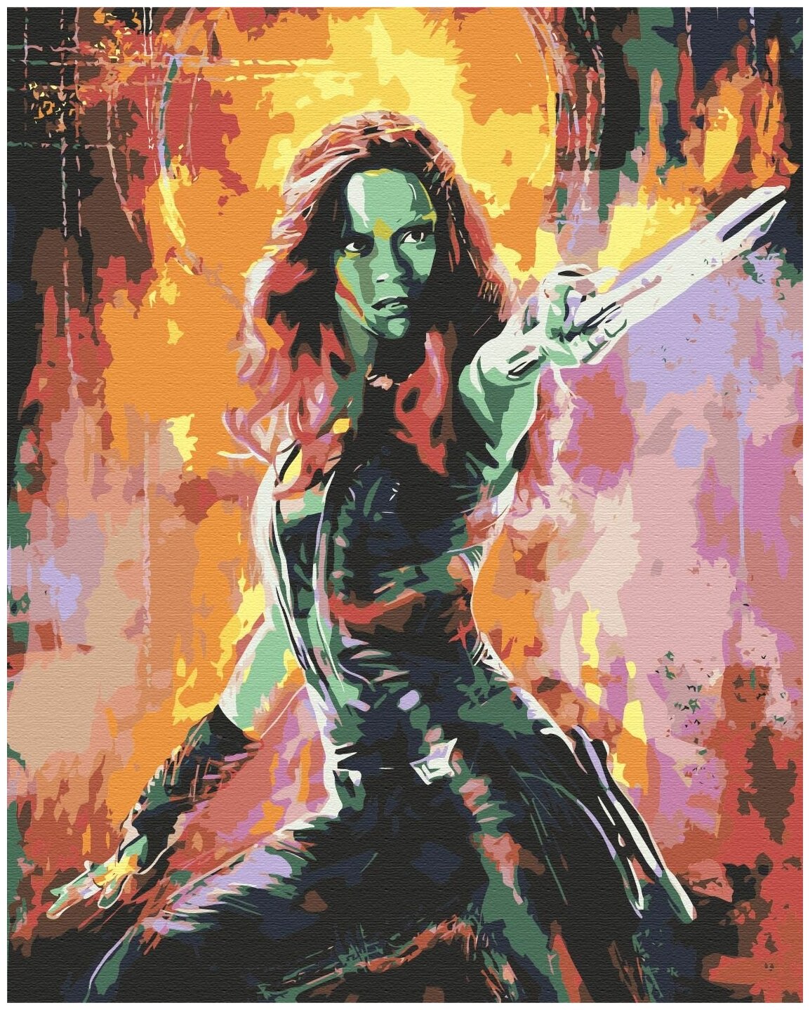 Картина по номерам стражи галактики