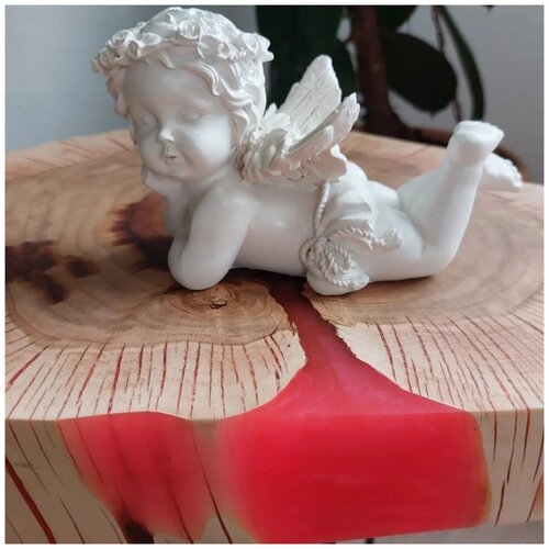 Журнальный стол из натурального дерева массива персика Vamstol 35-40