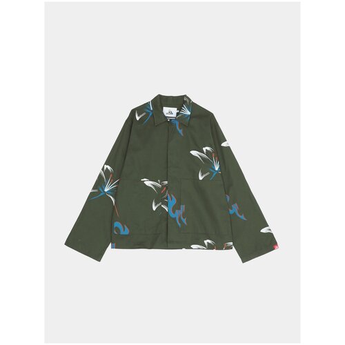 фото Куртка jungles jungles tribal flower minmal-work jacket, зеленый, xxl