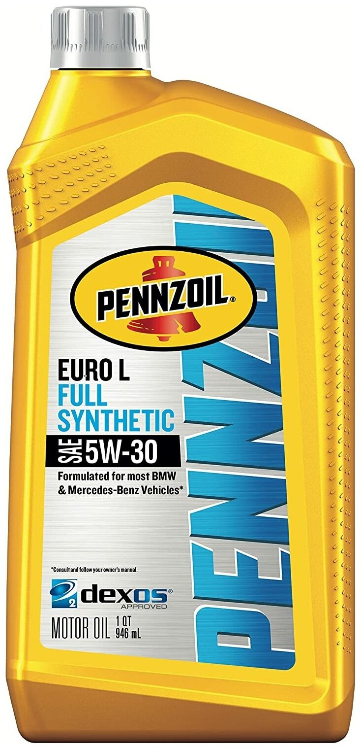 Синтетическое моторное масло PENNZOIL PLATINUM Full Synthetic 5W-30 DEXOS1 Gen2 (946 мл)