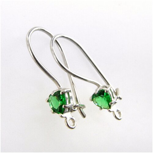 Швензы Emerald Heart Sterling Silver 19 мм (пара).