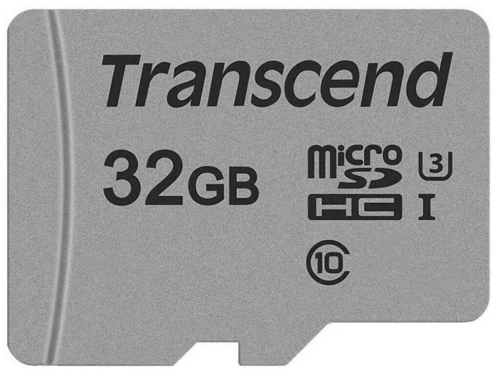 Flash Drive Transcend 32GB UHS-I U1 microSD with Adapter (TS32GUSD300S-A)