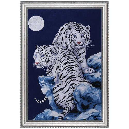фото Набор для вышивания лунный тигр 40,5 x 58,4 см design works 2544
