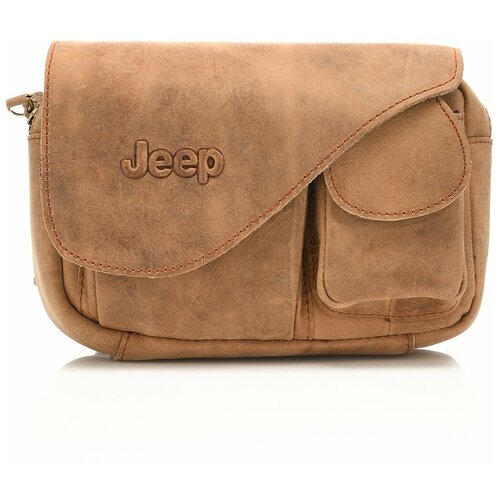 Cумка на пояс кожаная JEEP