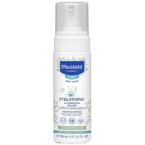 Mustela Stelatopia Шампунь-мусс, 150 мл